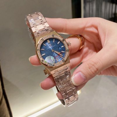 Audemars Piguet accessories Lady Watch 316L Steel 33mm Royal Oak Offshore Series Rose Gold Strap